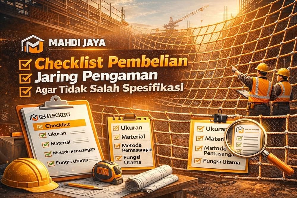 Checklist Pembelian Jaring Pengaman agar Tidak Salah Spesifikasi